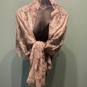 Beautiful Snake Skin Look Scarf